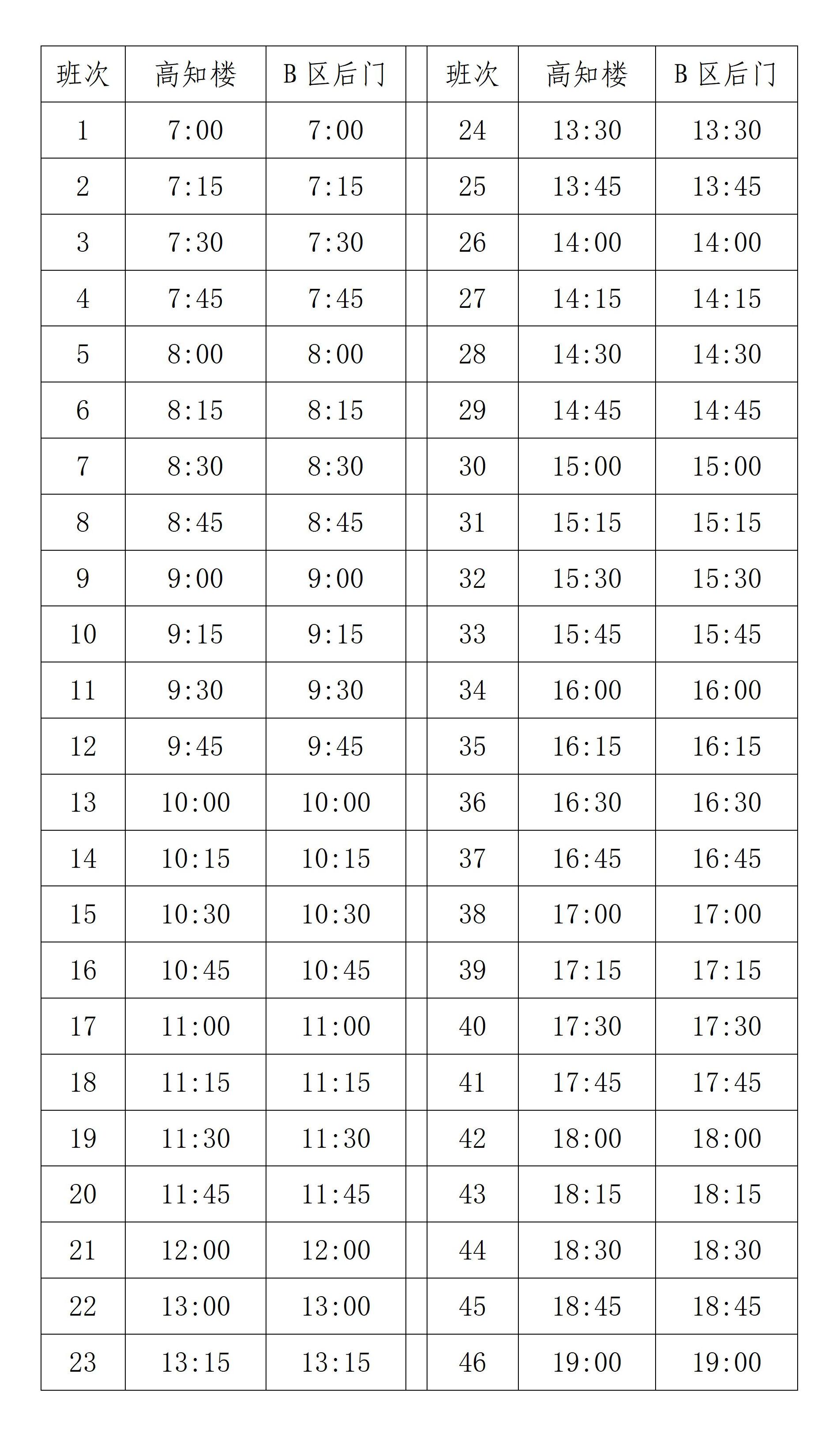 關(guān)于新學期穿梭巴士具體班次調(diào)整的通知_02.jpg